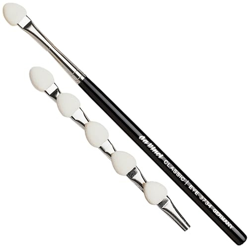 da Vinci EYESHADOW APPLICATOR with 5 spare heads / long lasting / vegan / made in germany