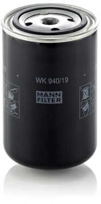 MANN-FILTER, WK 940/19 Kraftstofffilter | Für Off-Highway, Schutz des Kraftstoffsystems, Injektorschutz, Zuverlässige Kraftstoffversorgung, Echte OE-Technologie