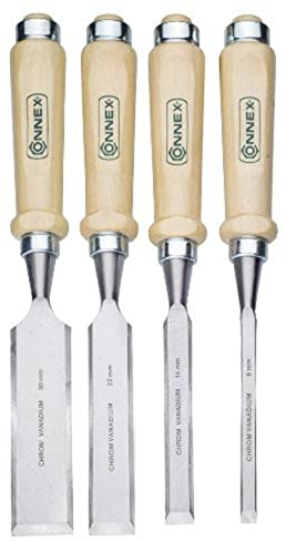 Connex COX861000 Stechbeitelsatz 4-teilig