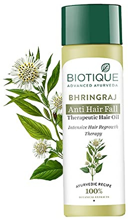Biotique Bio Bhringraj Therapeutic Oil Für Fall Nachwachsen der Haare Behandlung 200ml