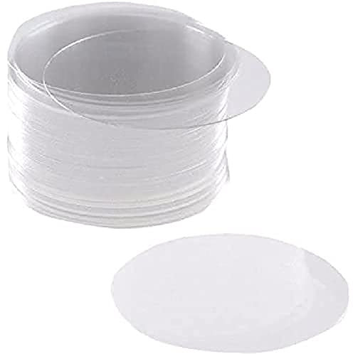 neoChoice Hecht Borosilikatglas Deckgläser, Tranparent, 1mm Stärke, 22mm Durchmesser, 100 Stück