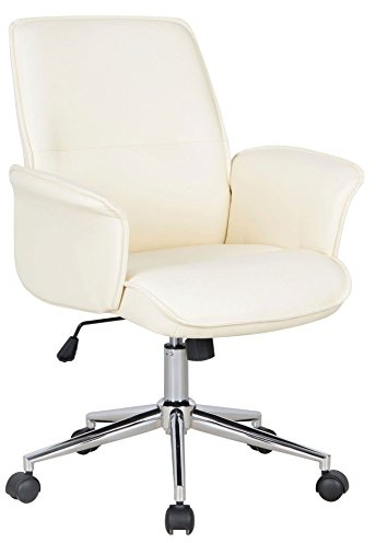 SixBros. Bürostuhl Elfenbein Weiß - CX0704M/2491