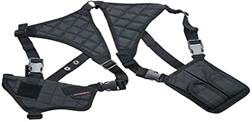 Umarex Schulterholster, Pistolenholster für große Pistolen und Revolver, Schreckschuss- und Airsoft Waffen-Zubehör, Doppel-Magazintasche