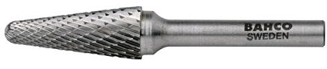 Bahco L1020C06 Red Conical Lime PTA Round 10, Standard