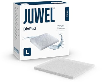 Juwel Aquarium 88099 BioPad Filtertråd, Vit, L (standard)