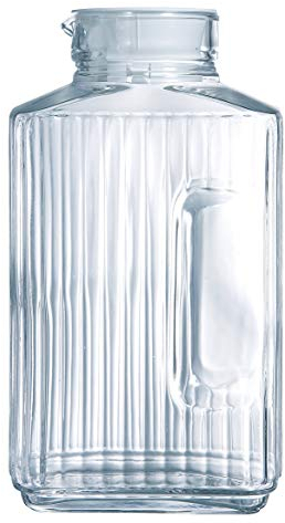 Luminarc Quadro Jarra Vidrio, capacidad 2L, diámetro 145 mm, Transparente, 1 unidad
