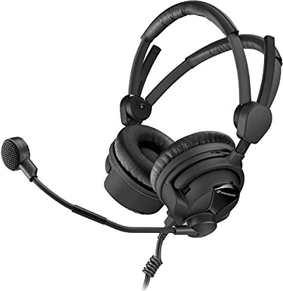 Sennheiser HMD 26-II-600-8 Cuffie Broadcast, Impedenza 600 Ohm, ActiveGard, Microfono dinamico