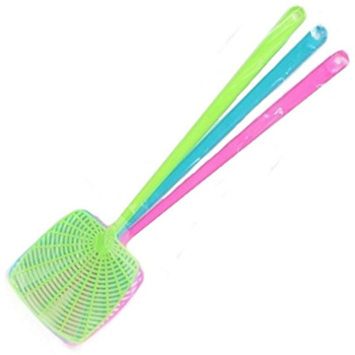 la fourmie Set 3 TAPETTE A Mouche 45 CM PVC COLORÉ