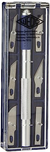 Wedo 078722 - Cúter con Cuchillas Intercambiables, Color Gris