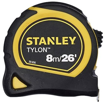 Stanley 0-30-656 cinta métrica 8 m Negro, Amarillo - Cintas métricas
