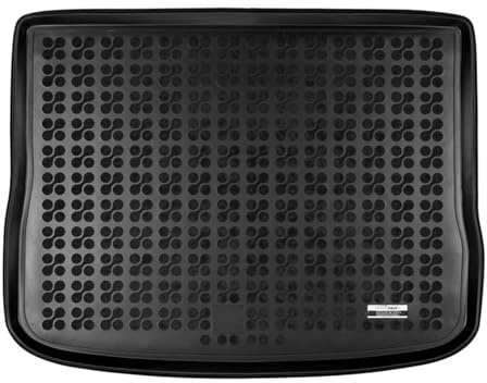 AZUGA Gummi-Kofferraumwanne für VW Tiguan ab 2007-3/2016 (hoher Boden) | hoher Rand, rutschfest, wasserdicht, Premium Kofferraummatte passgenau, TPE-Gummi, AZ12000034
