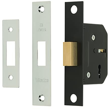 Sterling MLD325N 65 mm (2,5 tum) 3-spak dödlås – nickel