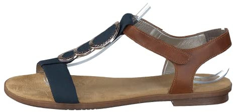Rieker Damen 64278 Sandalen, Pazifik Amaretto 16, 41 EU