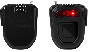 Hiplok Unisex – Erwachsene FLX Kabelschloss, Black, 100cm Schließumfang, HLFLX1AB, Schwarz