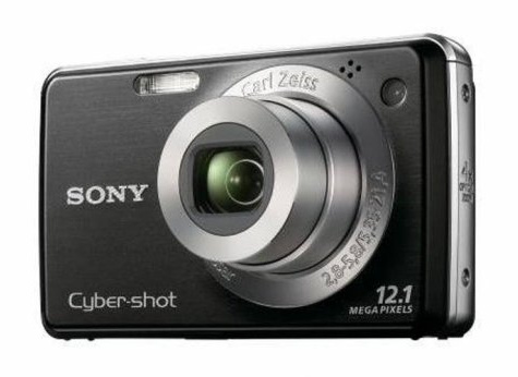 Sony - Cyber-shot DSC-W210 B - Digital camera - compact - 12.1 Mpix - optical zoom: 4 x - supported memory: MS Duo, MS PRO Duo - black