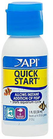 API Quick Start Nitrifying Bacteria for Freshwater and Saltwater Aquariums, 30 ml Bottle