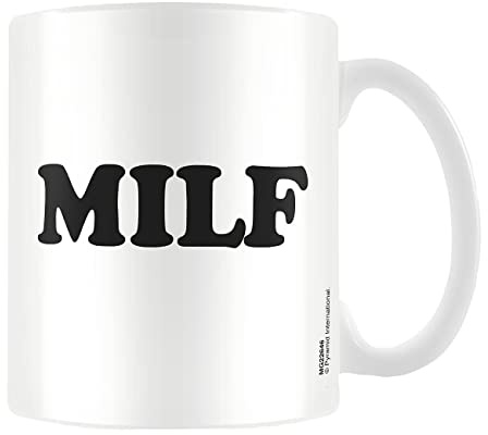 Pyramid International Milf Mug (One Size) (White/Black)