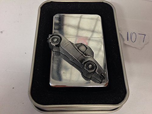Jowett Jupiter 3D Flip Top Benzinfeuerzeug winddicht silber nachfüllbar ref107