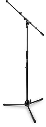 On Stage Stands MS9701TB+ Platinum Series Telescopic Microphone Boom Stand, Black