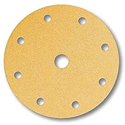 Mirka sanding paper Gold universal 150mm P150 100 pcs Hook & loop | Ideal for plaster filler chipboard wood varnish sanding compatible with Mirka delta sander and sanding triangle accessories