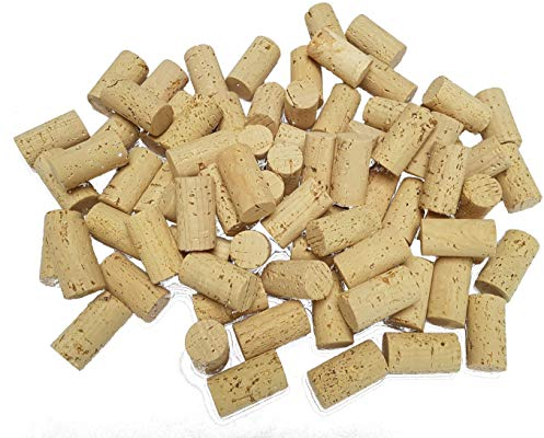 500 Neue Korken 45 x 24 mm - Bastelkorken hell - Korkdeko Weinkorken zum Basteln