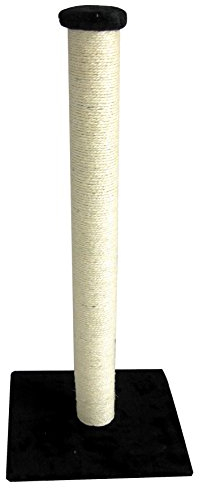 Europet Bernina 431-408674 Classic-Eco Katzenkratzbaum Highpost, 40 x 40 x 90 cm, Farbe schwarz