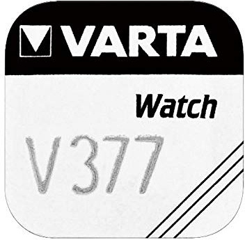 Lot de 100 Piles boutons 377 (SR626SW) SR66 1.55V Varta Professional