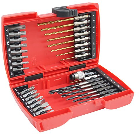 CON:P B23407 Hexagonal borrsats, set med 32 stycken