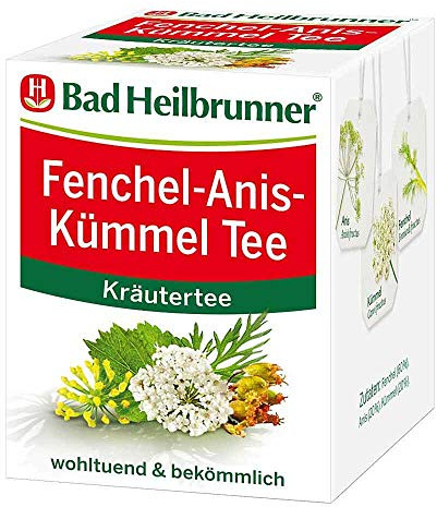 BAD HEILBRUNNER Tee Fenchel Anis Kümmel Filterbtl. 8 St