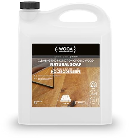 Holzbodenseife weiß 5,0 Ltr - WoCa / Trip Trap Woodcare