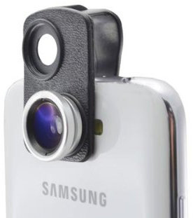 System-S Clip on Objectif Universel Grand Angle et Objectif Macro pour Smartphone