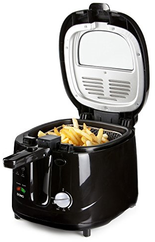 Domo DO-461FR Friteuse Noir 2,5 L en Plastique