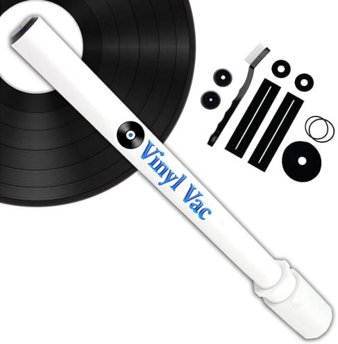 Vinyl Vac 33 - Vinyl Record Cleaning Kit - Vacuum Wand for Deep Cleaning (Attaches to Your Vacuum Hose)