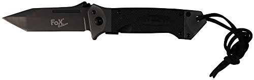 Fox Outdoor MFH Einhand Klappmesser mit G-10 Griff Taschenmesser Outdoormesser LARP Ritter Mittelalter