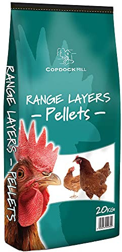 Copdock Mill Range Layers Pellets 20kg – Chicken Food for Hens and Laying Poultry, Ducks, Geese, Bantams – 100% Natural Pellets