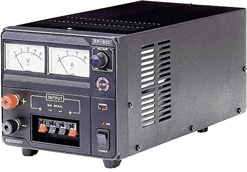 Voltcraft EP-925 - Fuente de alimentación de Laboratorio Ajustable (3-15 V/DC 2-25 A, 375 W, número de Salidas)