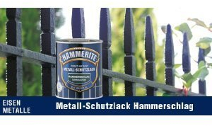 Hammerite Metall-Schutzlack Hammerschlag schwarz 2,5L