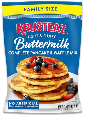 Krusteaz Pancake Mix, Complete, Buttermilk 5 Lb