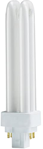 (Case of 10) Double Twin Tube Compact Fluorescent Lamps | F18DTT/827/G24D-2
