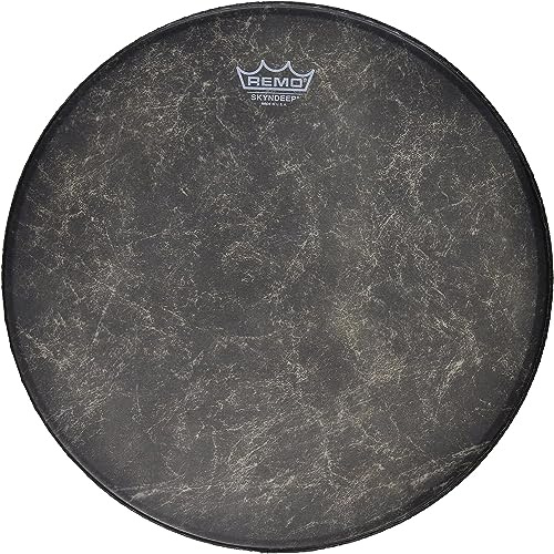 Remo Percussionfell Skyndeep Djembe – Black Fiberskyn Grafik – 14″ – MO-2514-SD-0002