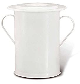 Giganplast Vaso da Notte di Comodo 8750 con Coperchio E Manici Trasporto.