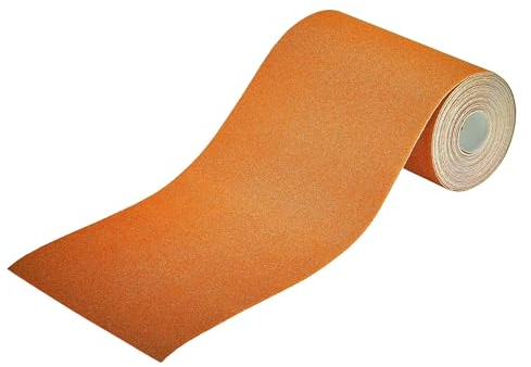 wolfcraft 1775000 Rouleau de papier abrasif Grain 180 5 x 115 mm argent