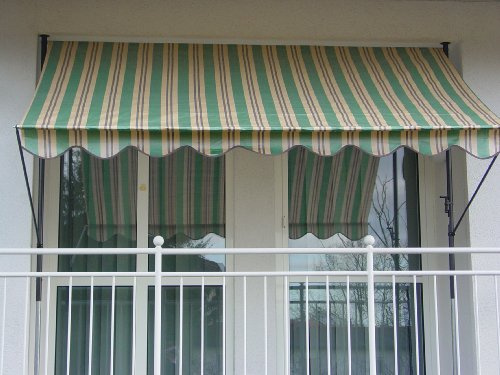 Angerer Store Marquise en polyéthylène n° 1900, Vert 350 cm