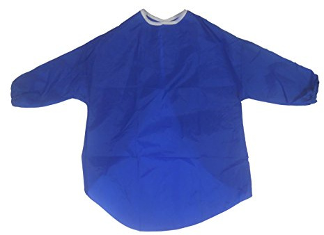 Childrens Kids Toddler Waterproof Play Apron - Age 5-7 Years - Painting, Baking, Cooking, Smock - Blue