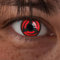 aricona Kontaktlinsen - Sharingan Kontaktlinsen Kakashi´s Mangekyou - Farbige Kontaktlinsen ohne Stärke für Cosplay, Karneval, Fasching, Motto-Partys und Halloween Kostüme, 2 Stück