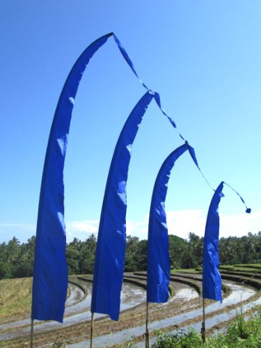 Bali-Fahne, Polyester, royalblau, 3 Meter