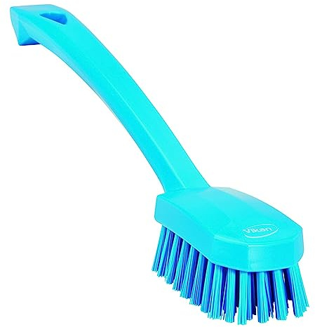 Vikan Utility Brush, 260 mm, Medium, Blue