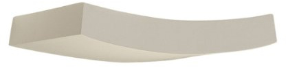 SLV Wall-Mounted Light PLASTRA 102 Curve/Wall Lighting Inside, Surface-Mounted Light, Wall-Mounted Light, Ceiling Spotlight / R7s 78mm 100W White