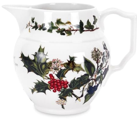 Portmeirion The Holly & Ivy Staffordshire Jug, Multi-Colour