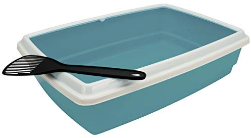Aimé Agrobiothers Katzentoilette mit Rand und Schaufel, 54 cm